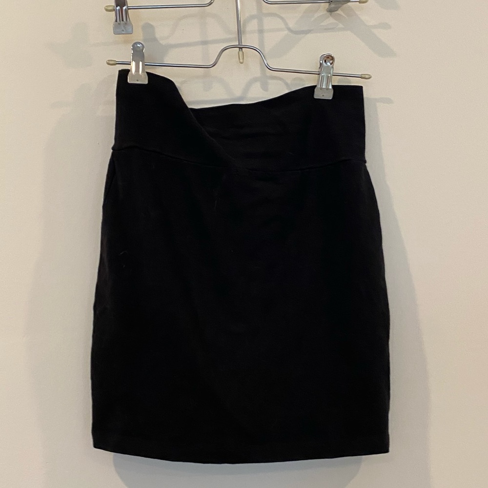 Black tube skirt